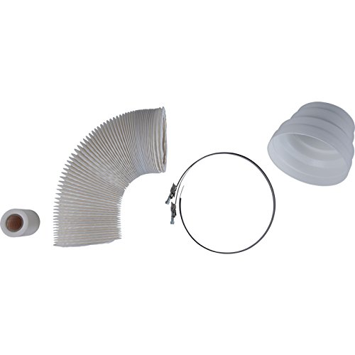 HEITRONIC Abluftschlauch-Set 5-teilig Abluftschlauch, Schlauchschellen, Abluftreduzierstück und Klebeband - 2