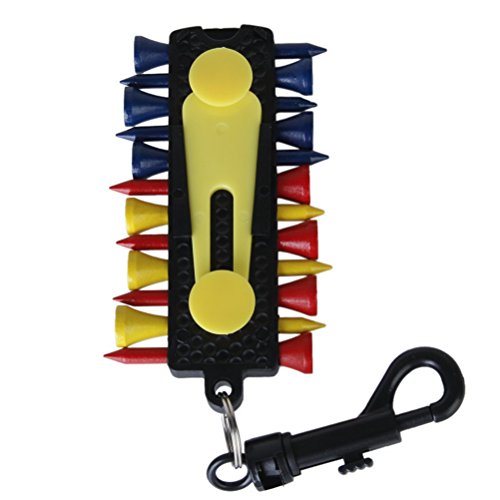 Rosenice-Golf-Tee-Holder12-Golf-Tees2-Golf-Ball-Markers1-Divot-Tool1-Golf-Pencil-Set-With-Keychain