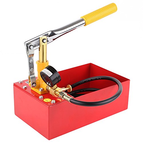 Fixkit 5L Pompa Prova di Pressione, Pompa per Testaggio Tubo dell'acqua di Sistema di Riscaldamento Tester a Mano