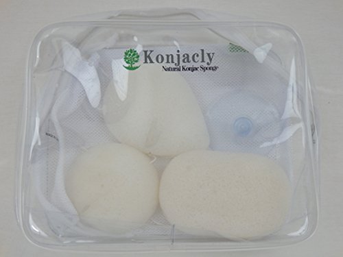 Natural Konjac sponges, set of 3 for face . Suitable for all skin types: Normal, dry, oily, sensitive and baby safe. Made from vegetable root fibre, Eco-friendly and chemical free. Extra soft gentle exfoliate & deep cleaning. Help to remove dead skin cells, dirt & impurities. Help prevent bacteria, acne breakout & blackheads, eliminate toxins, stimulate blood flow, minimise pores and improve skin texture leaving silky smooth, better completion, refreshed, radiant, reveal and rejuvenate.
