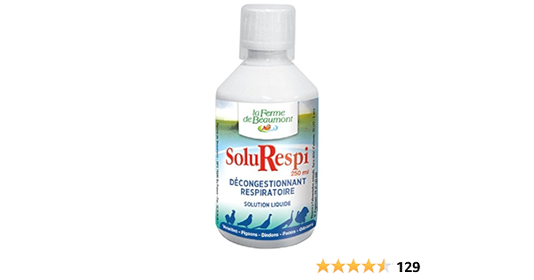FERME DE BEAUMONT SoluRespi 250 ml - Décongestionnant respiratoire 