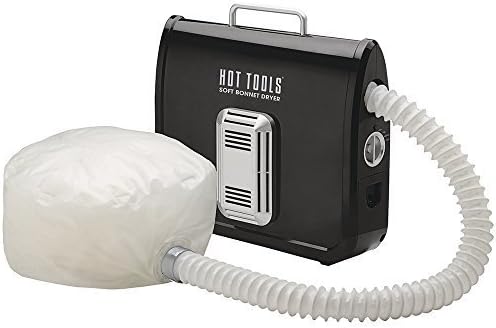 Hot Tools Professional 800 Watt Ionic Soft Bonnet Hair Dryer, Black &amp; White by Hot Tools Professional