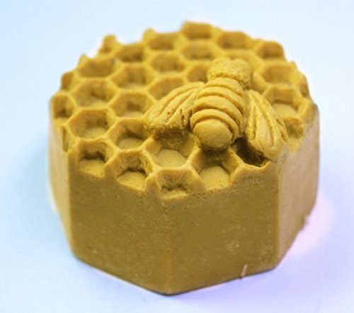 Allforhome Silikon-Form zum Seifengießen „Biene auf Honigwabe“, 6,5 cm;Farbe zufällig - 4
