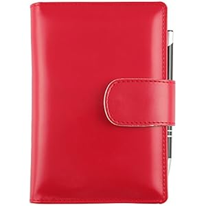 Agenda Picasso 12x17 täglich -Handmade in Italien-rot