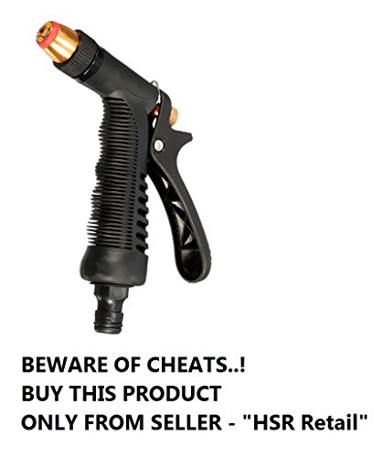 HSR Plastic Trigger and Brass Nozzle Car Wash Water Gun Spray RS.270 (55.00% Off) - Amazon