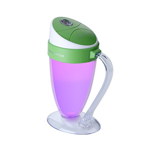 YCTA 110ML Aroma Diffuser,Ultraschall Nebel Luftbefeuchter Kaltnebel Aromatherapie ätherisches Öl Düfte Diffusor Elektrische Duftlampe mit 7 LED Farbwechsel - 7