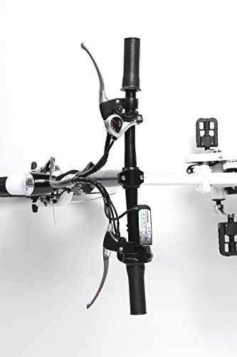 Biwik Mod. Book, 20 Zoll Elektrofahrrad,E-Faltrad,E-Bike,Pedelec,Klapprad,36V 250W Motor, 36V Li-Ion Akku mit 8Ah,weiß,schwarz (weiß) - 6