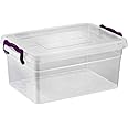 Best House 2 PCS Plastic Storage Box with Lids, Storage Containers Use for Home, office, Kitchen, Toys and Goods (3 Litres)