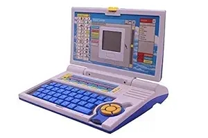 e - royal shop educational laptop for 20 fun activities enhanced skills of children-Multi color