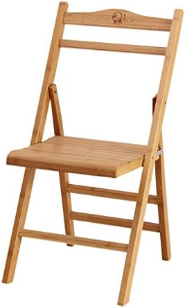 Household Bamboo Folding chair Portable child Backrest chair outdoor Fishing chair Stool ( Size : Small )