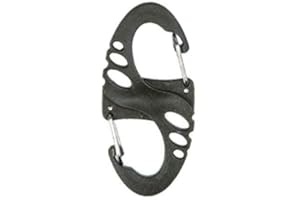 Mil-Tec Pack of 10 tactical S-hooks with carabiner