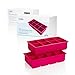 Produktbild Lumaland Cuisine Silikon XXL Eiswürfelform 8-Fächer 2 Stück ca. 21,6 x 11,5 x 5 cm pink