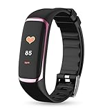 Igemy P9 Intelligentes Armband mit Blutdruckuhr Blutsauerstoffsauerstoffmonitor Smart Watch (Rosa)