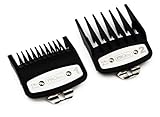 Longitud de corte 3mm y 6mm Línea profesional Peine de accesorios con guía de corte de ajuste de metal 1. 3mm - 2. 6mm - Compatible con las podadoras Wahl