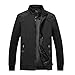 Produktbild FeiBeauty Herren Einfarbig Große Größe Mode Jacke Windbreaker Stehkragen Zip Jacke