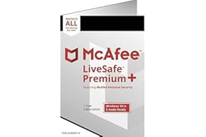 MAFEE MCAFEE LiveSafe Premium 2020 - 1 year for unlimited devices (download)