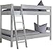 Produktbild Relita BE3032317-B90 Etagenbett Stefan, 208 x 160 x 98/143 cm, Liegefläche 90 x 200 cm , Buche massiv weiß lackiert