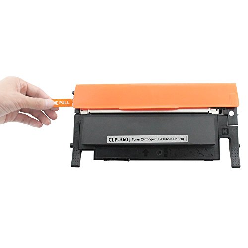 V4INK Toner ersetzt Samsung CLP360/CLP365 für LS-CLT-K406S, LS-CLT-C406S, LS-CLT-M406S, LS-CLT-Y406S, CLX-3300, CLX-3305, CLX-3305FN, CLX-3305FW, CLX-3305W Drucker 1000 Seiten für Gelb, 1 Stück - 5