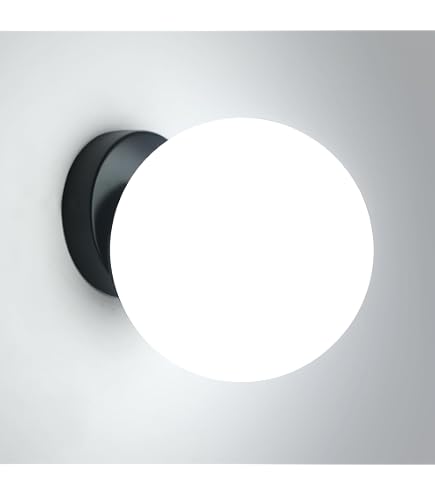 Ideal Lux Mapa Bianco AP1 D30 lampada da parete in vetro soffiato