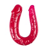 Big Dildo Pink Double Dong Realistic Dildo EasyToys