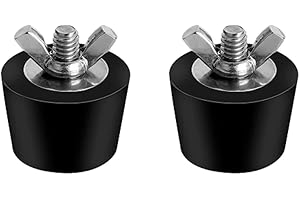 EILYGK 2 Stück Winterstopfen Pool 38mm Gummistopfen mit Flügelmuttern aus Edelstahl Pool Überwinterungsstopfen Pool Stopfen Für Verhindert das Einfrieren von Wassereinlauf/Ablaufrohre