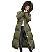 Produktbild Mantel Damen Winterjacke,Herbst Warm Daunenmantel Slim Steppjacke Elegante Frauen Mode Solide Langarm Umlegekragen Casual Täglichen Party Business Mantel Windjacke EVAEVA