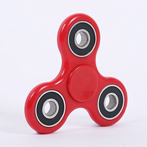 Hand Spinner Tri-Spinner Fidget Toy EDC Focus Toy with Hybrid Ceramic Bearing Ultra Durable - Red Hand Spinner Tri-Spinner Fidget Toy EDC Focus Toy with Hybrid Ceramic Bearing Ultra Durable - Red