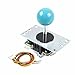 Produktbild Sanwa JLF-TP-8YT OEM Ball Top Griff Arcade Joystick 4 & 8 Way Einstellbare (Mad Catz SF4 Turnier Joystick Kompatibel) Für Arcade-Videospiele PS3 Xbox 360 KOF SNK (Blau)
