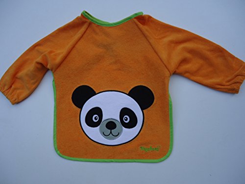 3 Playshoes Lätzchen Playshoes 507461 – Ärmel-Lätzchen rot, grün, orange - 4