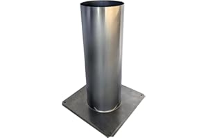 NISCHENMARKT Massive Schornsteinverlängerung/Kaminverlängerung/Kaminerhöhung Edelstahl - DN 180, Höhe 500 mm