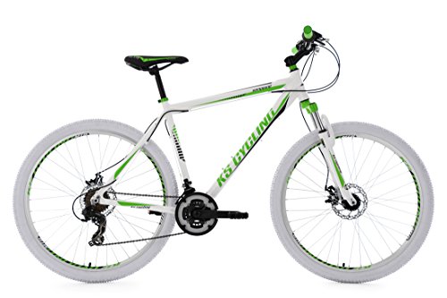 KS Cycling Mountainbike Hardtail 27,5″ Compound RH 51 cm KS Cycling Fahrrad, Weiß-Grün, 27.5 - 4