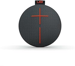 Enceinte Bluetooth ultra-portable UE ROLL - &Eacute;tanche, R&eacute;sistante aux Chocs - Charbon/Noir/Orange