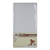 DK Glovesheets 122 x 69 cm 100% Bio Baumwolle Spannbetttuch für Stokke Sleepi (weiß)