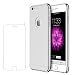 Produktbild iPhone 6 Hülle/iPhone 6s Hülle, Pro-E Ultra dünne 3 in1 Metall Textur Hard zurück Fall Deckung & gehärtetes Glas Display Schutz für iPhone 6 / 6s (4,7 Zoll) - Silber
