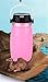 Produktbild happy event Tragbare Reise Wasserkocher Cup | Outdoor Sport Solar Panel wiederaufladbare Tasse (Rosa)