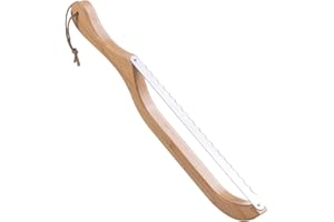 MARKELL 15,8 -Brotbogenmesser Brotschneider mit Holzgriff Brotschneider für Selbstgebackenes Brot Sauerteig-Brotschneider