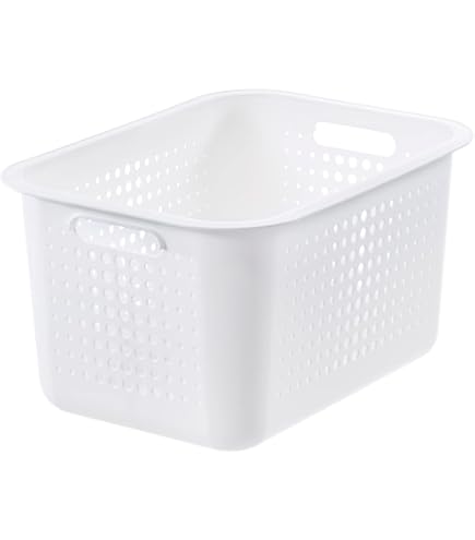 Panier Multifonction Empilable Stefanplast Magic - Blanc, Polypropylène, Fabriqué En Italie