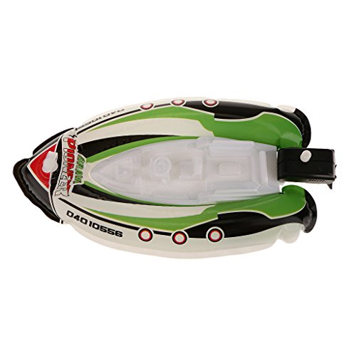Kinder Aufblasbare Wind Up Schnellboot Boot Pool Badspielzeug Wasserspielzeug - 6