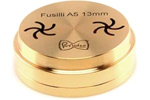 Pastidea - Matrize Fusilli A5 13 mm kompatybilny z Kenwood Pasta Fresca lub z adapterem w maszynce do makaronu Avance i innych maszynach do makaronu