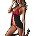 Produktbild Eleery Reizwäsche Nachtwäsche Kostüm Uniform Lingerie Nachthemd Nachtkleid Babydolls (Rot)