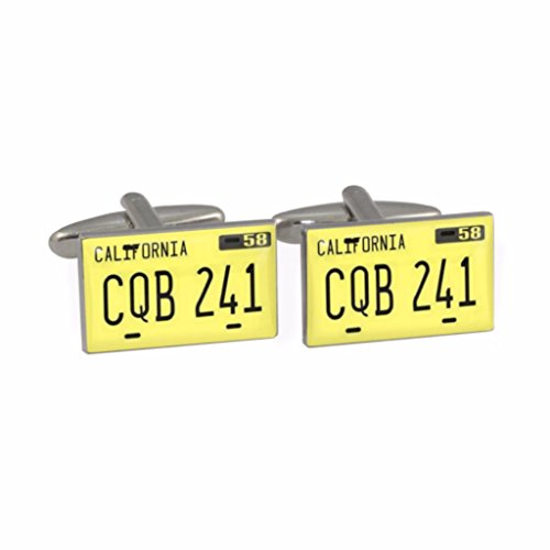 Preisvergleich Produktbild / 241 KFZ-Kennzeichen Manschettenknöpfe