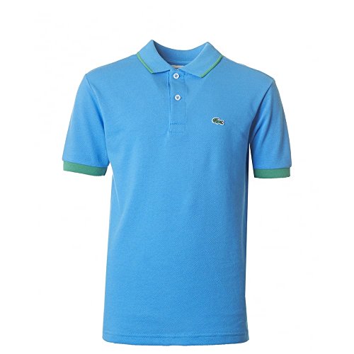 Lacoste Tipped Pique Polo BLUE AGE 16