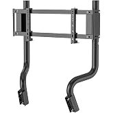 OPLITE Single Monitor Stand GTR Elite - GTR Elite Cabin Display Stand - PC and TV Monitor Compatible with a Universal VESA Mo