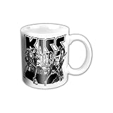 Kiss - Graphite Band White Boxed Mug - Tasse im Geschenkkarton - Kiss