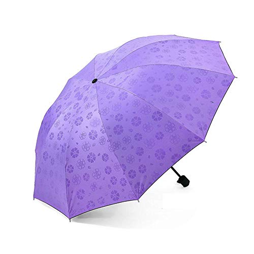 Preisvergleich Produktbild MackeJacke Wasser Blüte Blume Große Vinyl Taschenschirm Regenschirm Halbautomatischen Sonnenschirm