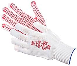 Jah 5032 Cotton/Nylon Knit Gloves, Large (Intermediate Level – Pack of 24, White, Size 6
