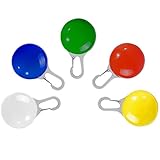 Multifunción: se puede fijar fácilmente al collar de tu mascota, o utilizar como un mosquetón, llavero, mini-beacon, localizar líneas de tienda de campaña y equipo de acampada. Un engranaje perfecto para preamanecer o al aire libre por la noche.