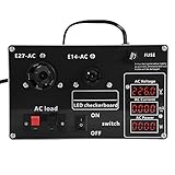 led spannung stromstärke Stecken Sie einfach Ihre LED in die richtigen Löcher (E14, E27) und drücken Sie die Taste zum Testen.