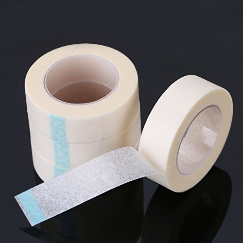 eBoot 6 Rolle Wimpern Band Weiß Papier Fabrik Wimpern Klebeband für Wimpern Verlängerung Angebot - 3