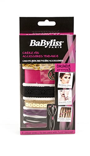 BaByliss Twist Secret Haarstyler mit 30-teiligem Zubehör-Set + Set Grungy - 3